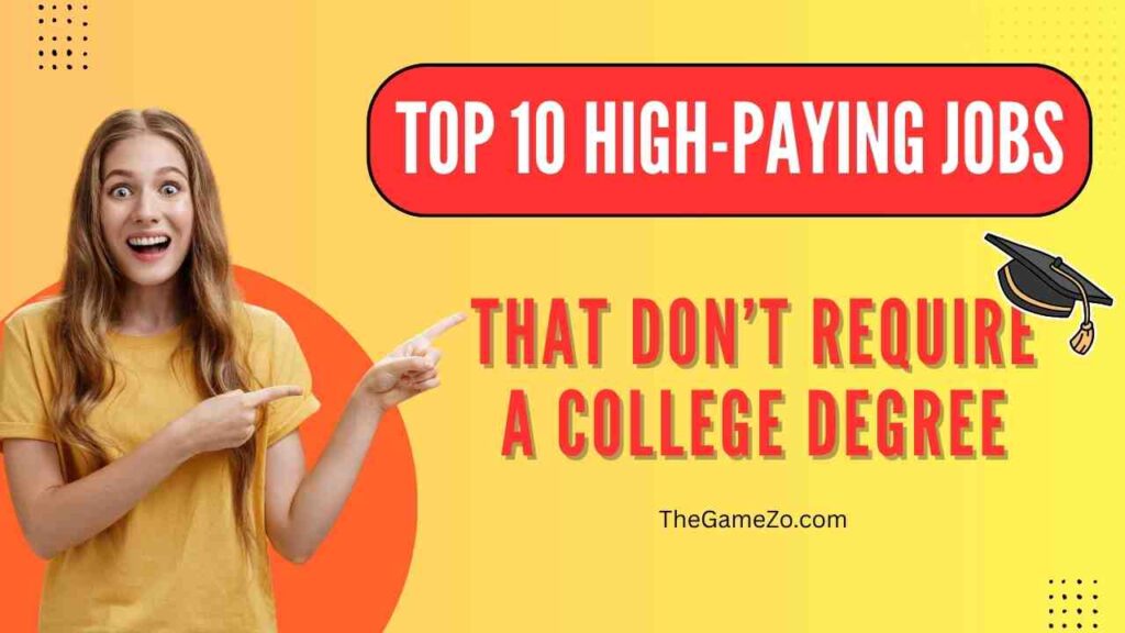 Top 10 High-Paying Jobs | TheGameZo.com